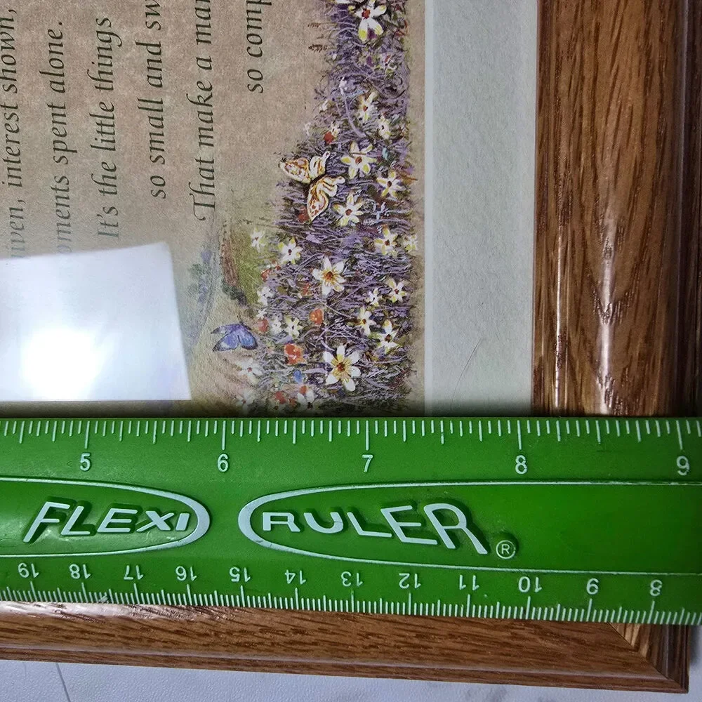 Vintage Poetry Picture Frame. Its the little things